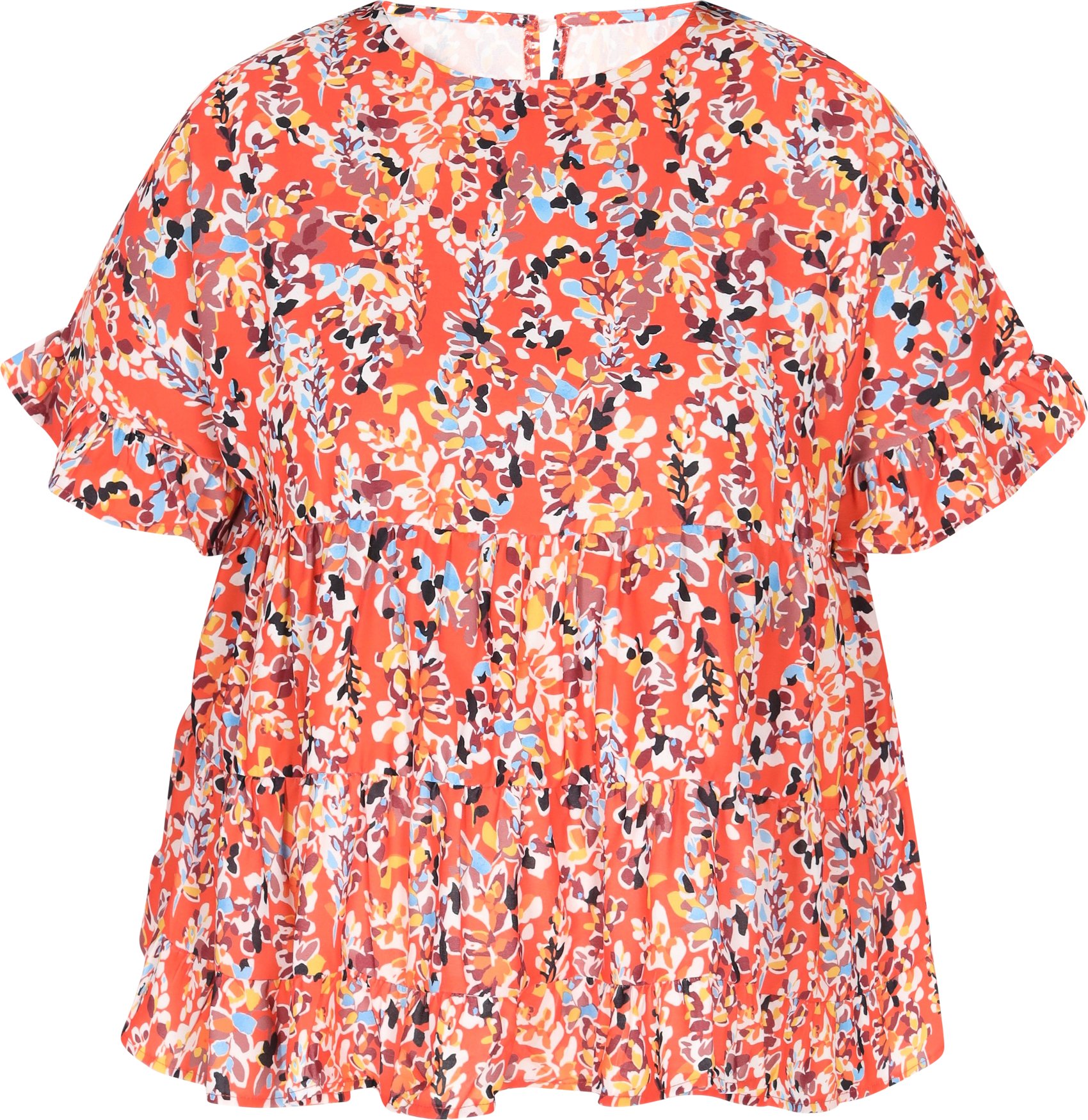 IZIA Bluse in großen Größen Frauen orange