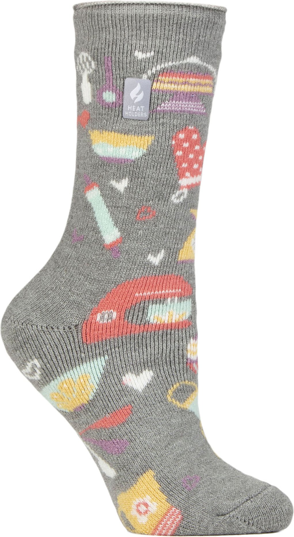 Womens Fun Hobby Socken | Heat Holders Lite | Novelty Winter Fleece gefüttert Thermo Socken - Love To Bake