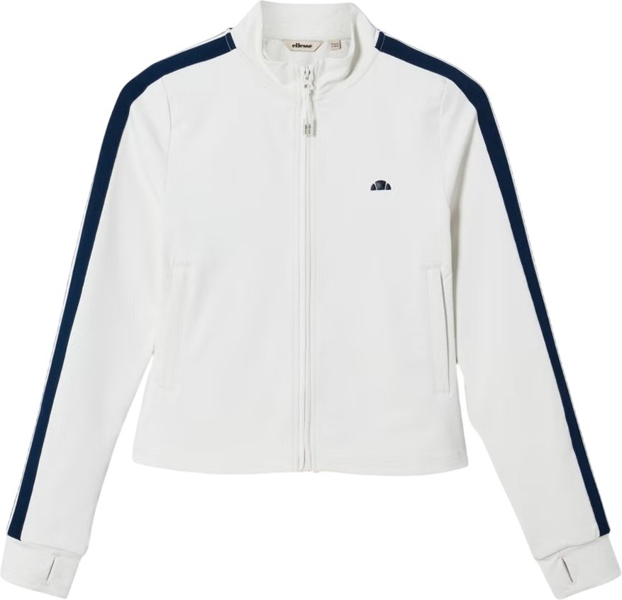 Ellesse - "Banff" Trainingsjacke für Damen, Durchgehender Reißverschluss (Naturweiß)