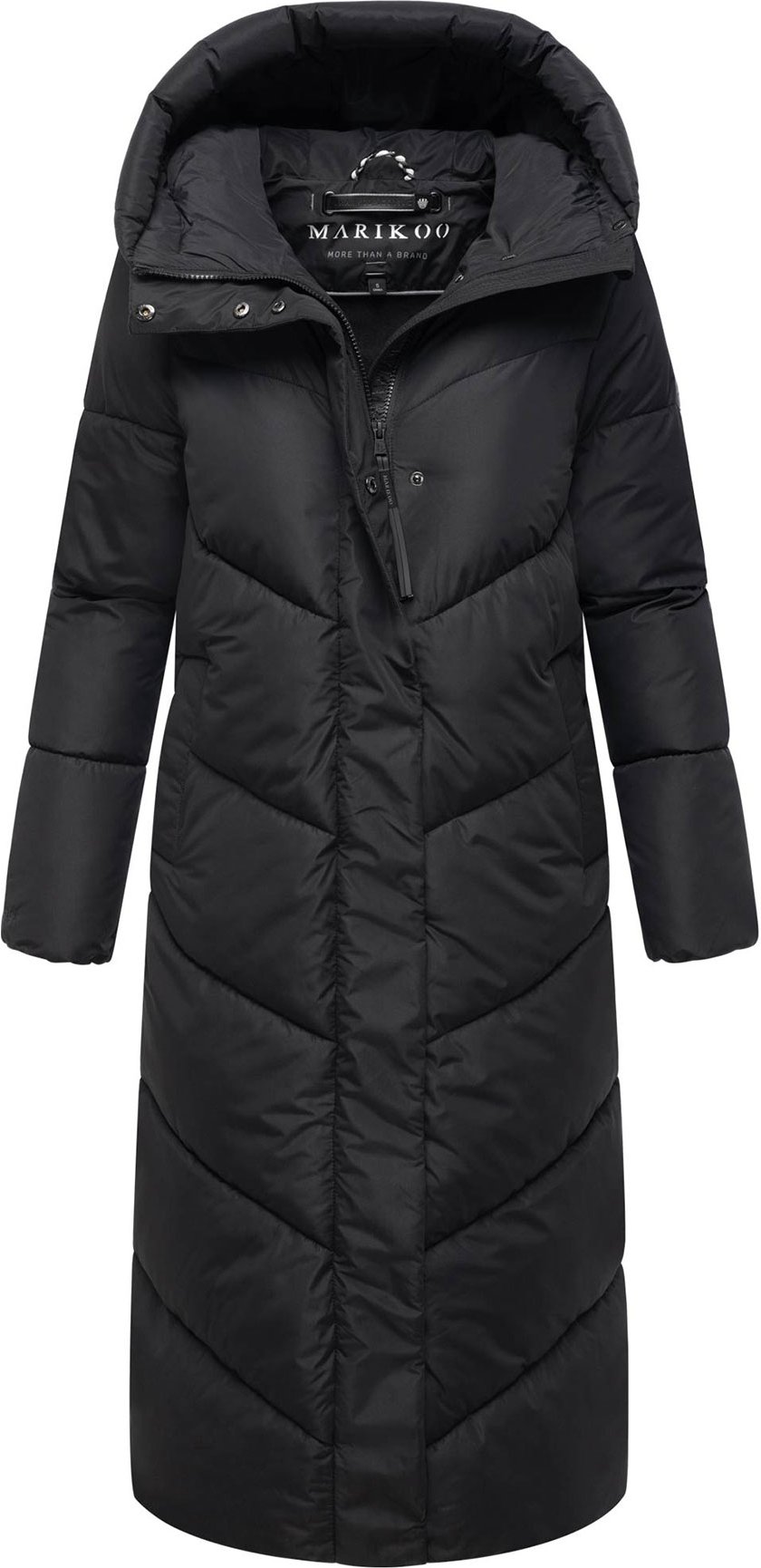 Marikoo Damen Wintersteppmantel Ranjaa mit Kapuze & reflektierenden Details