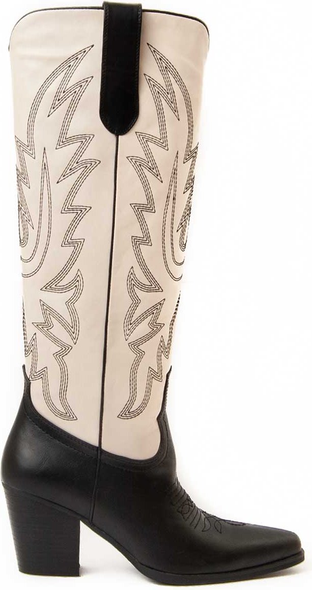 Montevita Stiefel Mit Absatz Vaquera In Weiß