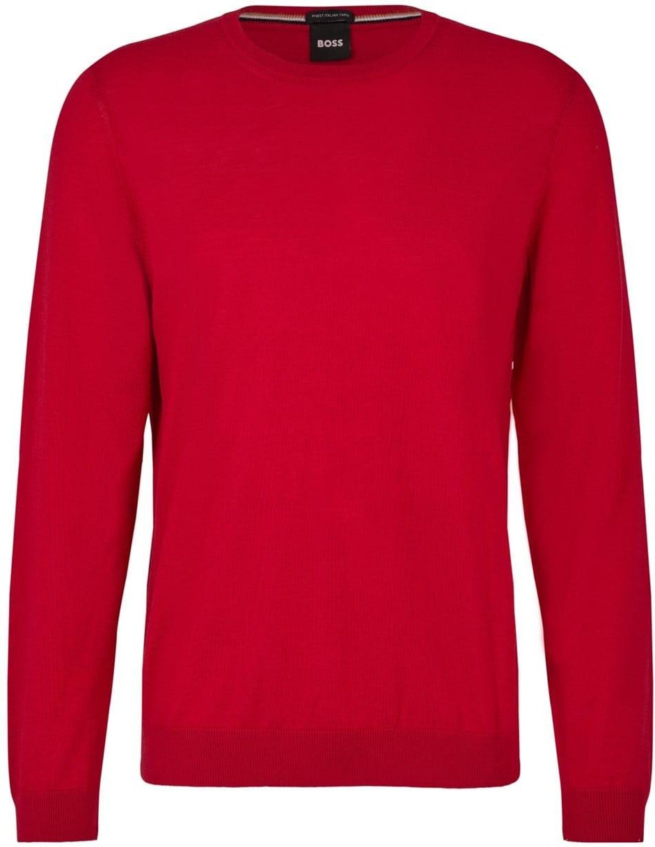 Hugo Boss - "Leno-P" Pullover für Herren (Rot)