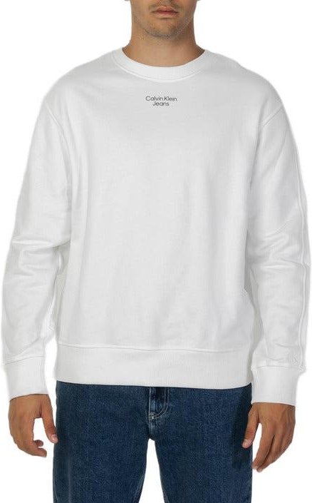 Calvin Klein Jeans Herren Sweatshirts Weiß