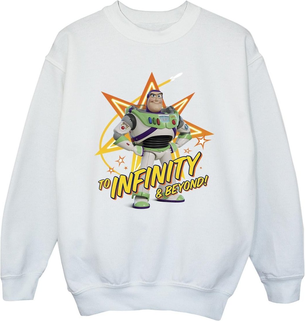 Disney - "Toy Story Buzz To Infinity" Sweatshirt für Mädchen (Weiß)