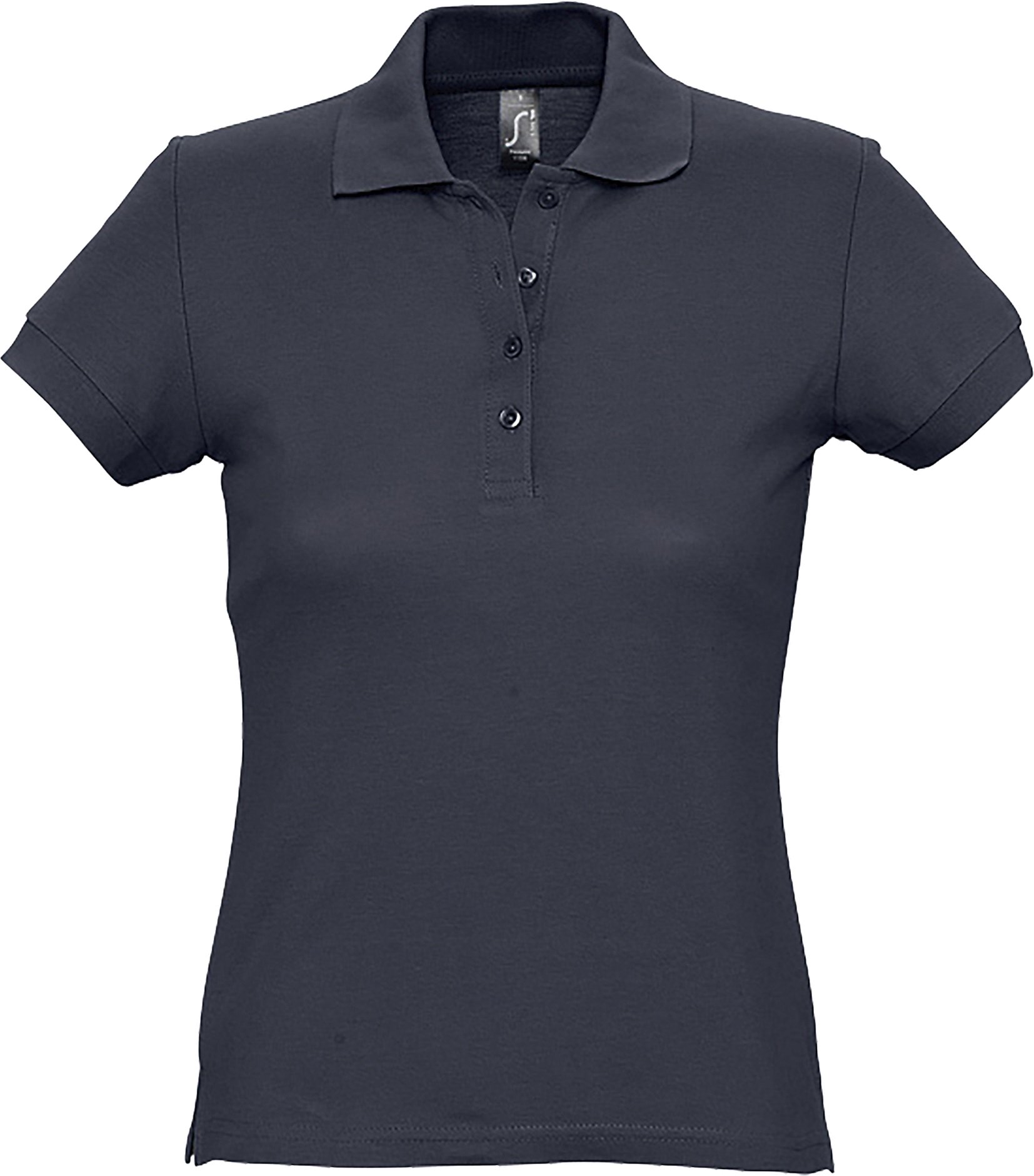 SOLS Womens/Ladies Passion Pique Short Sleeve Polo Shirt (Navy)