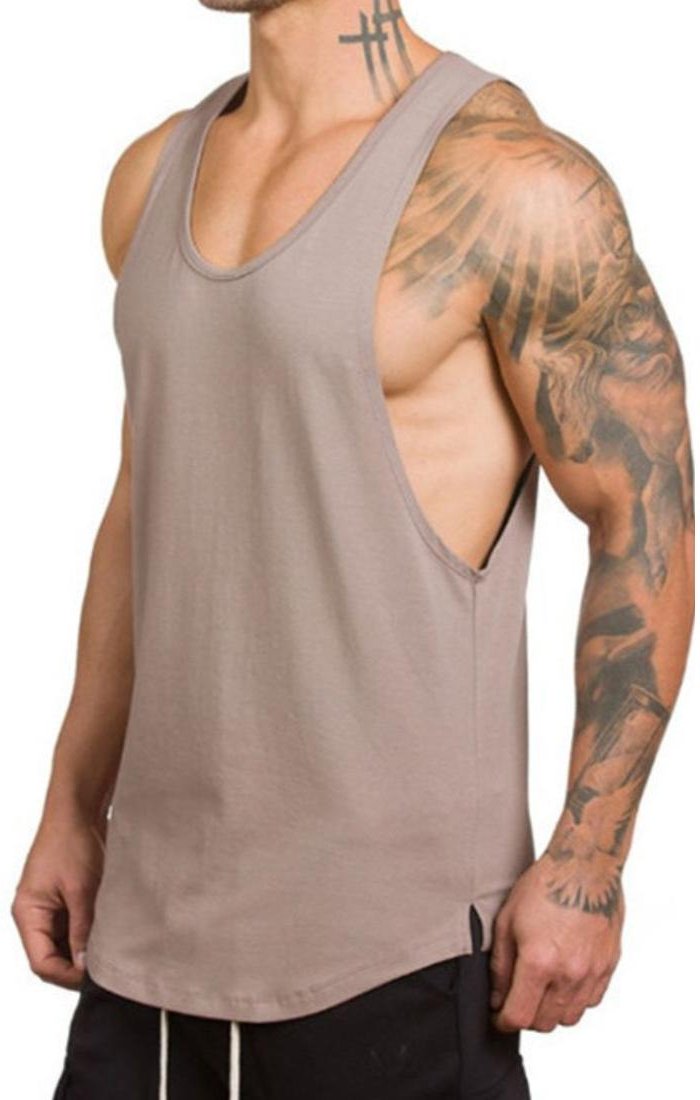 Thumbnail - Herren Plus-Size Rundhals Atmungsaktives Tanktop