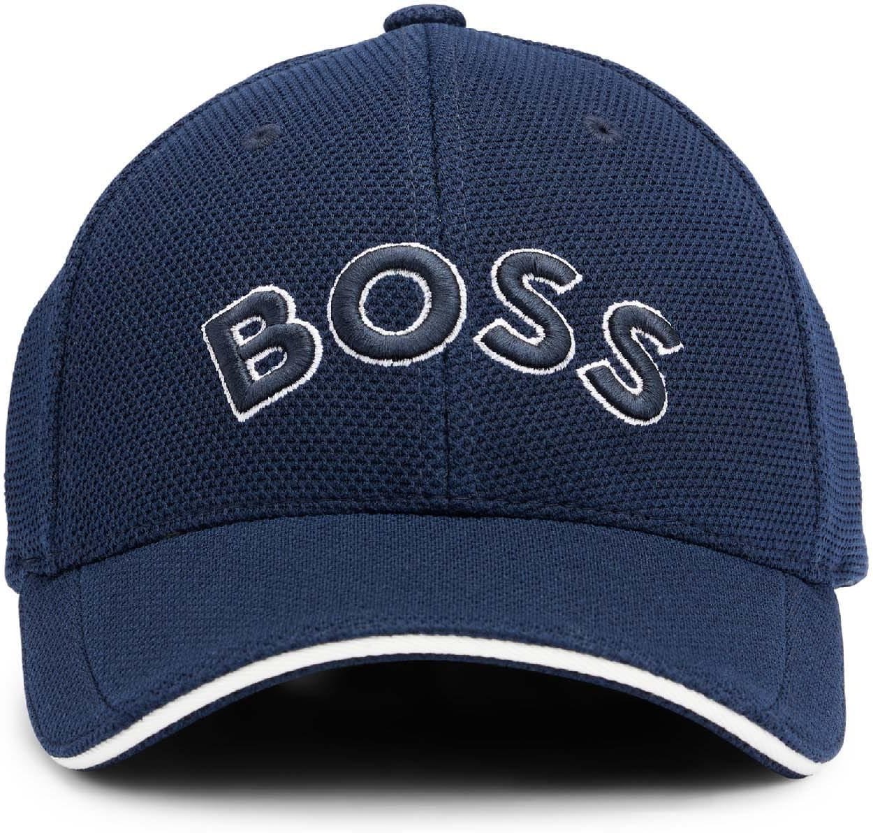 Boss - Baseball-Mütze, Piqué (Dunkelblau)
