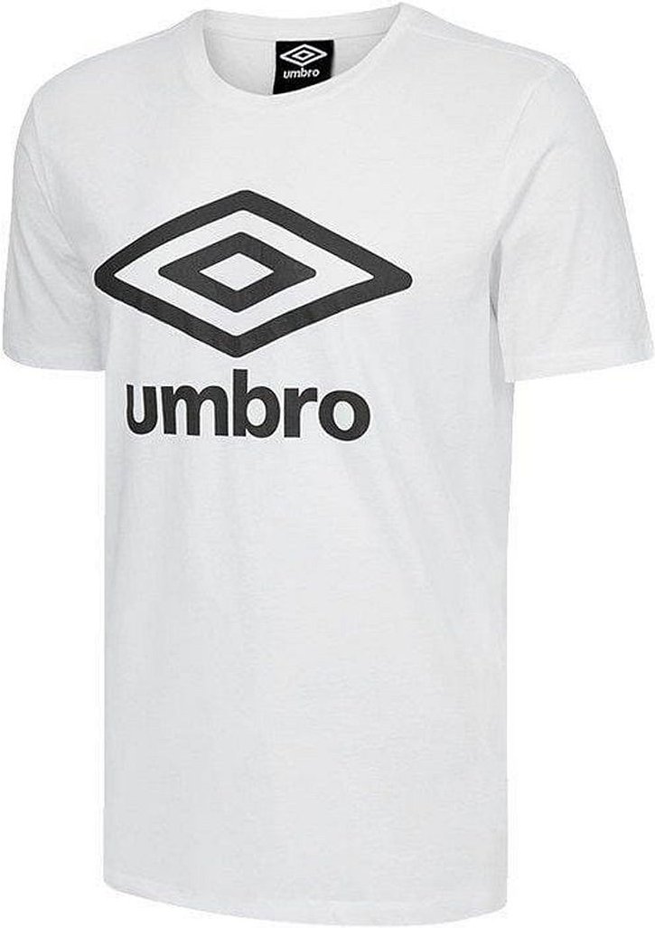 Umbro großes Logo-Herren weißes T-Shirt