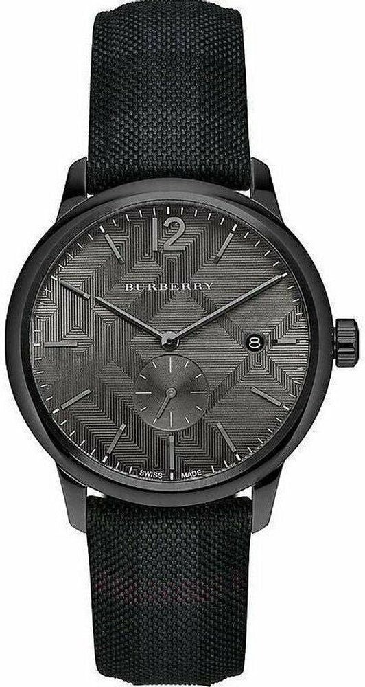 Thumbnail - Burberry BU10010 Check gestempelt rundes Zifferblatt 40mm Herrenuhr