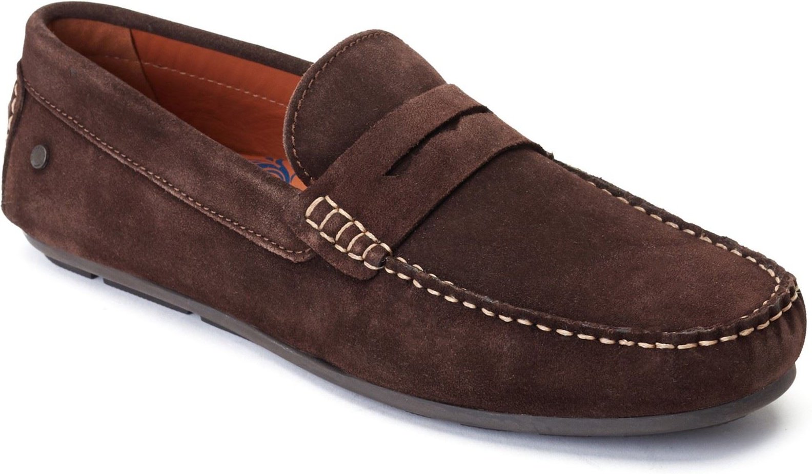 Base London Collins Lederschuhe für Herren in Dunkelbraun