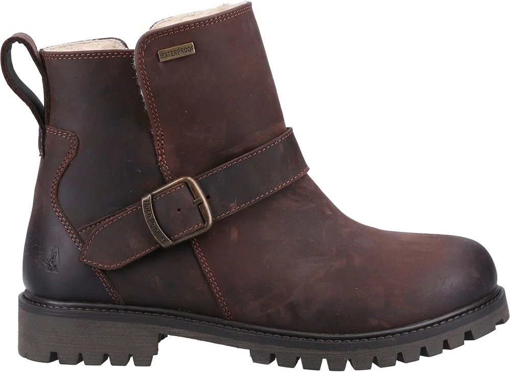 Hush Puppies - Mädchen Stiefel "Mini Wakely", Leder (Braun)
