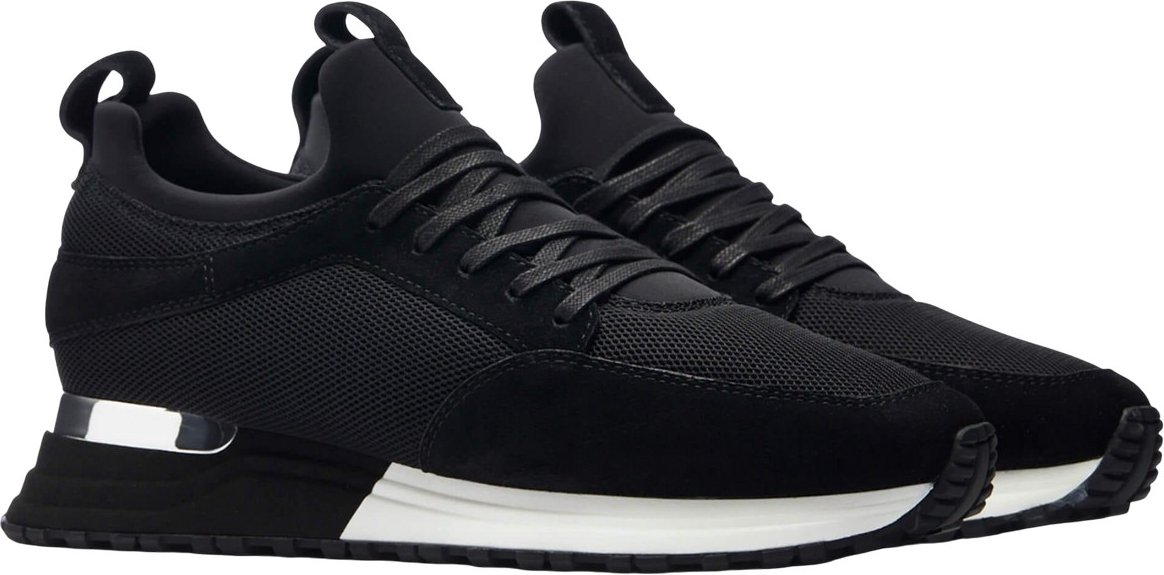 Thumbnail - Mallet - "Archway" Sneaker für Herren, Leder (Schwarz)
