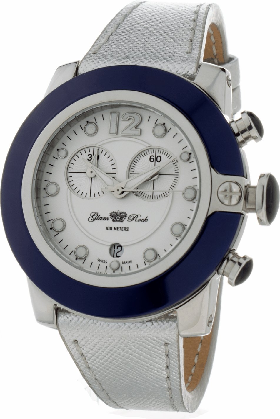 Glam Rock Damenuhr Quartz Blau