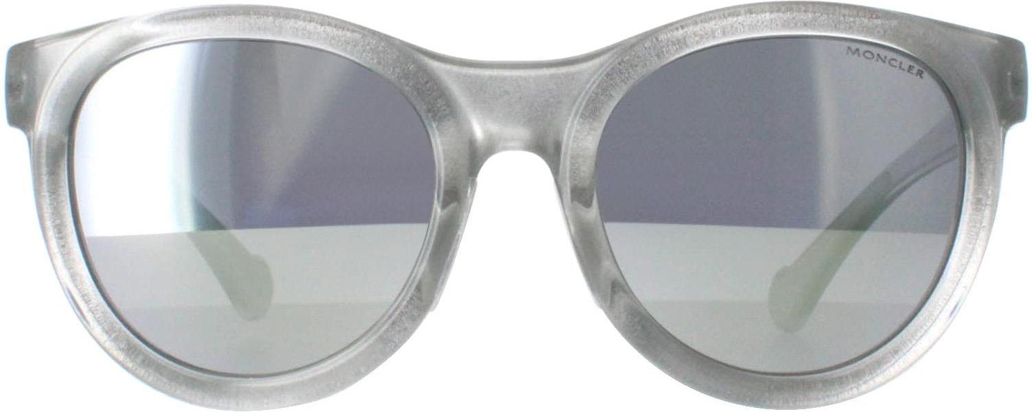 Moncler ML0087 20D grau transparent grau Spiegel Sonnenbrille