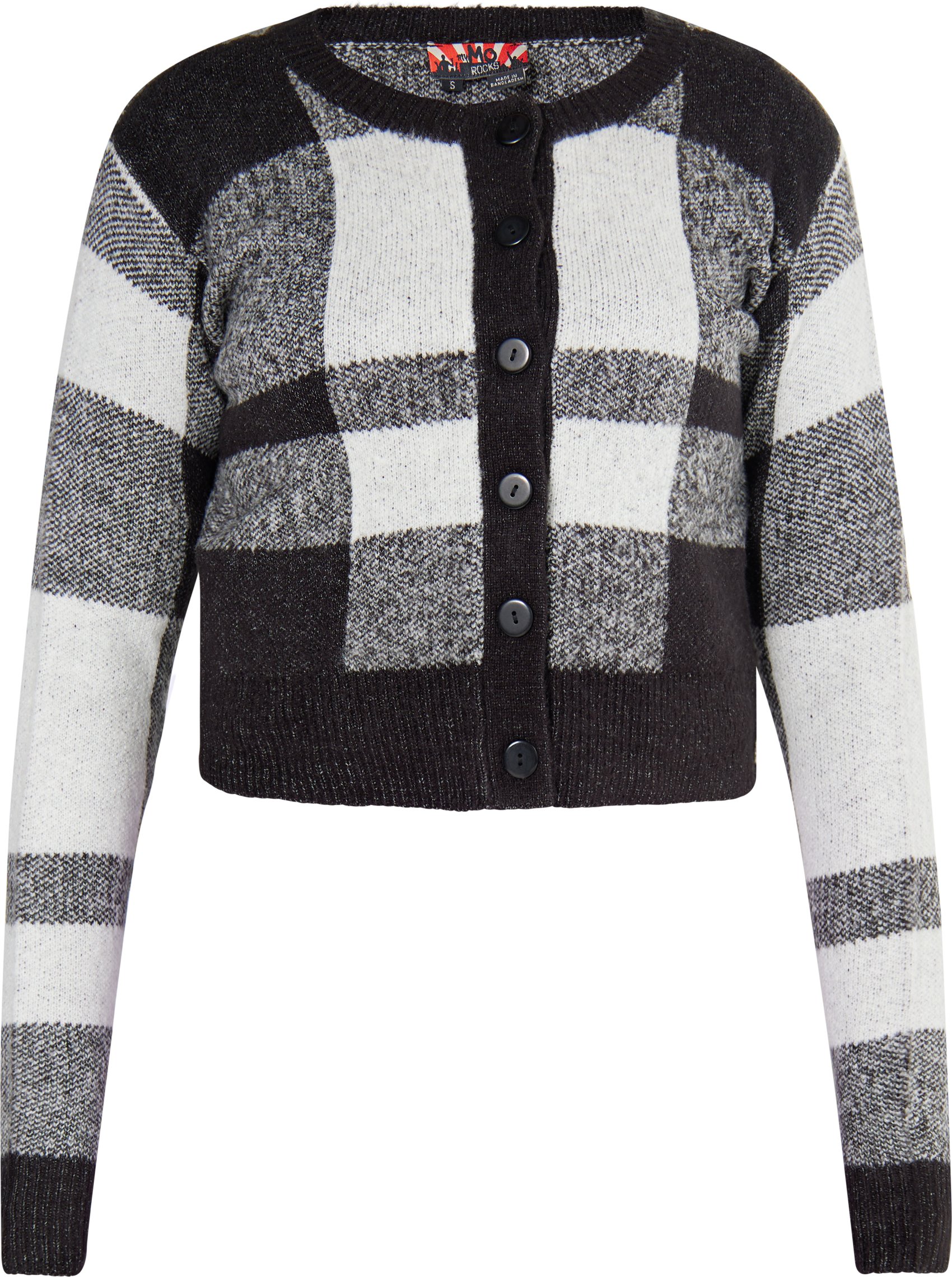 Mymo Strickjacke Damen schwarz