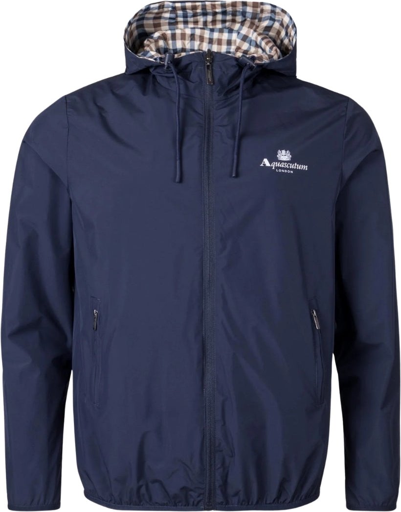 Aquascutum Active Sailor Check Wendejacke In Marineblau