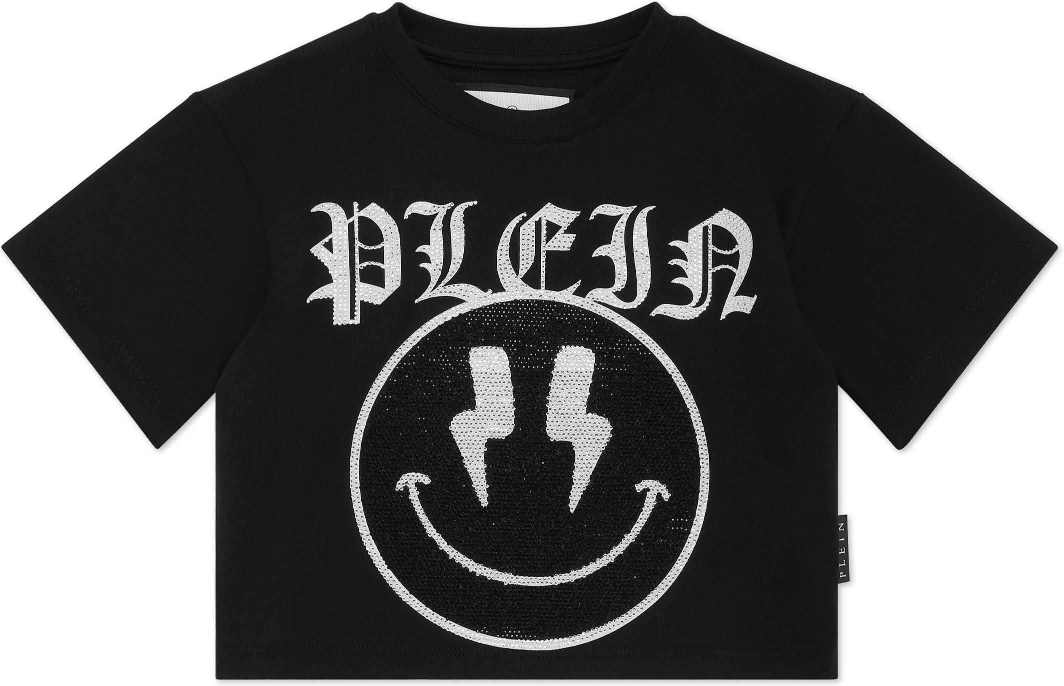 Cropped T-Shirt Round Neck Ss Smile