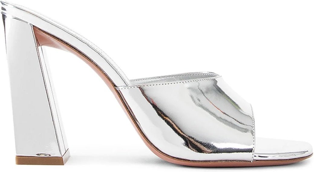 Amina Muaddi Brigitte 95 Spiegel-Pantoletten