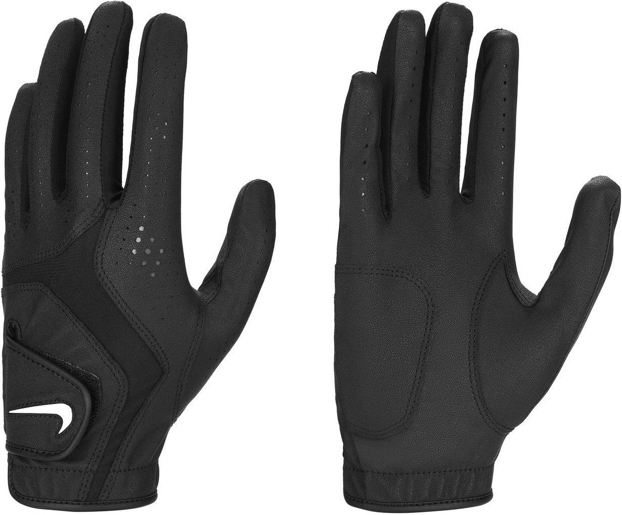 Nike - "Dura Feel X" Handschuhe für Herren, Emblem, PU, Polyester, Nylon, Spandex (Schwarz)