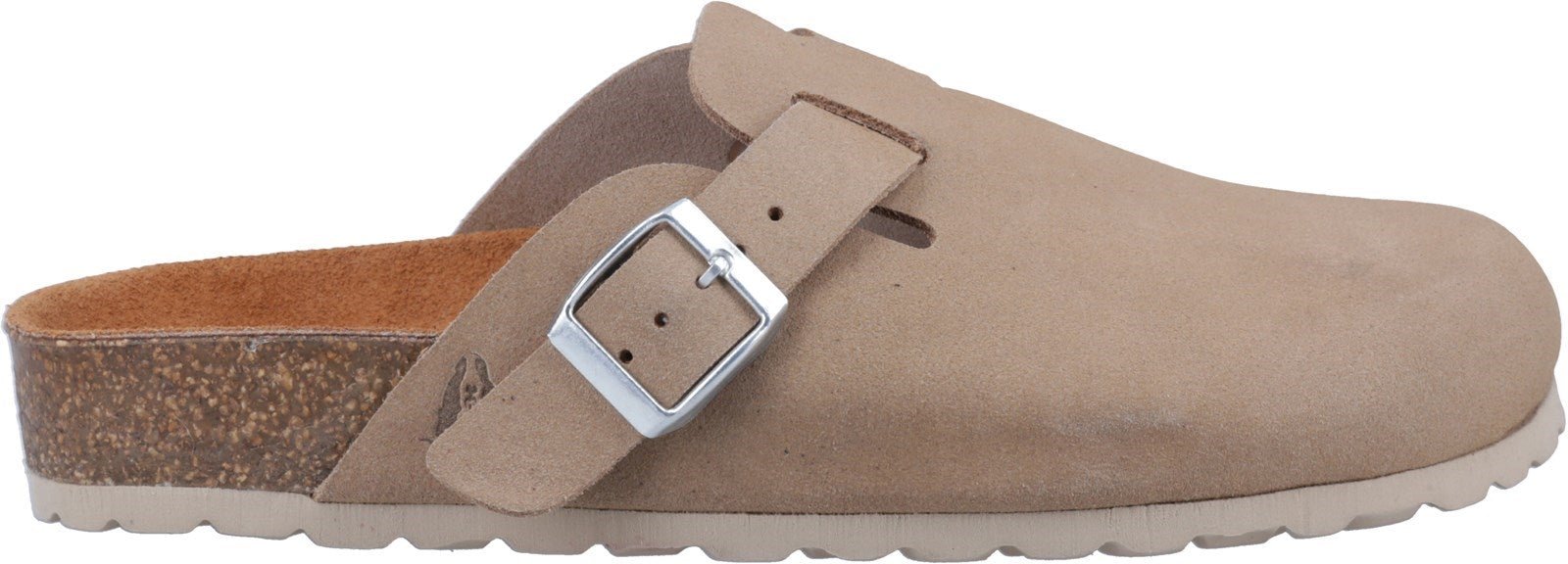 Thumbnail - Hush Puppies Bailey Damen Maultiere Aus Wildleder In Taupe