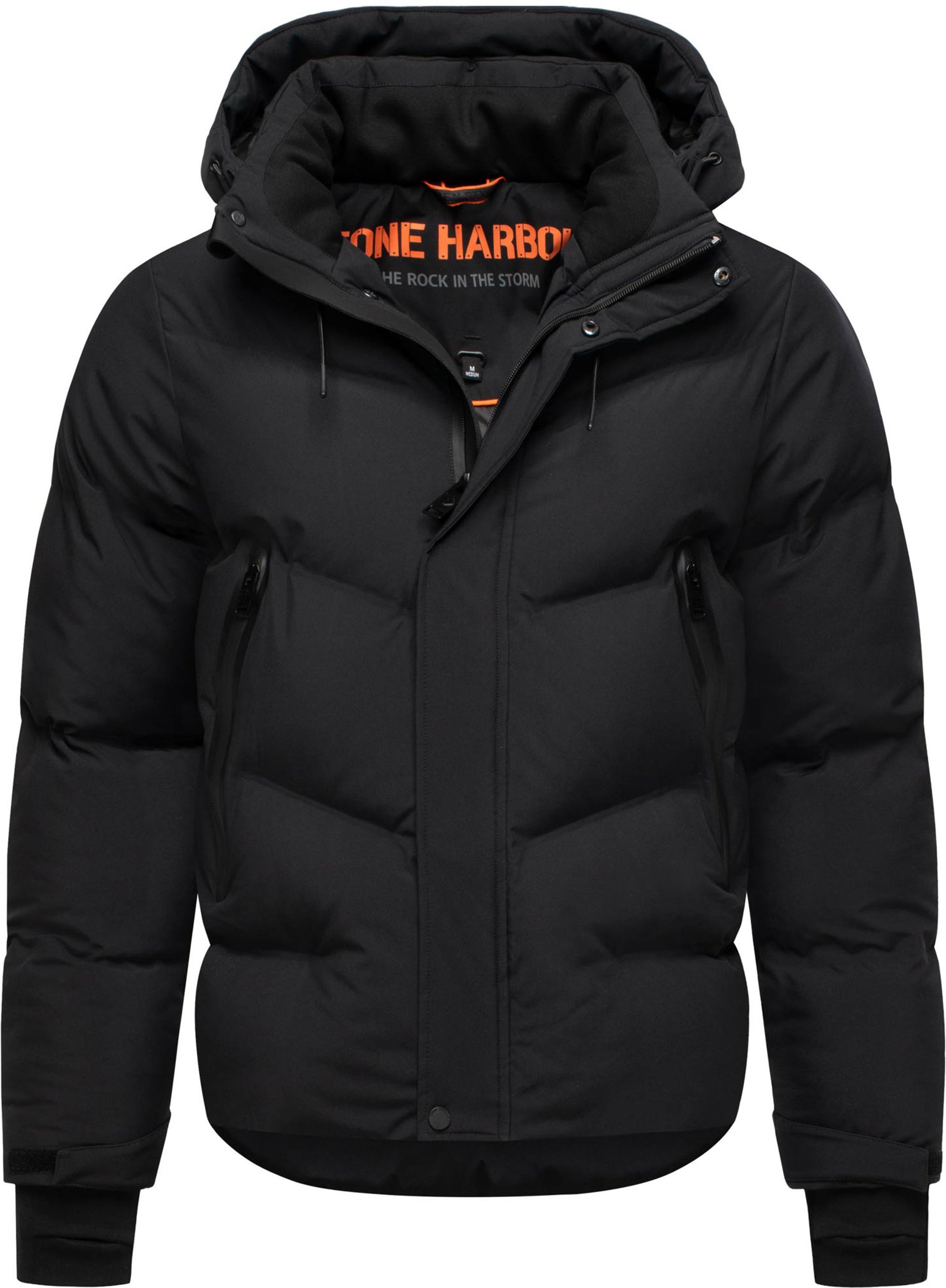 Stone Harbour Herren Winterjacke Livianoo mit abnehmbarer Kapuze & Fleece-Taschen