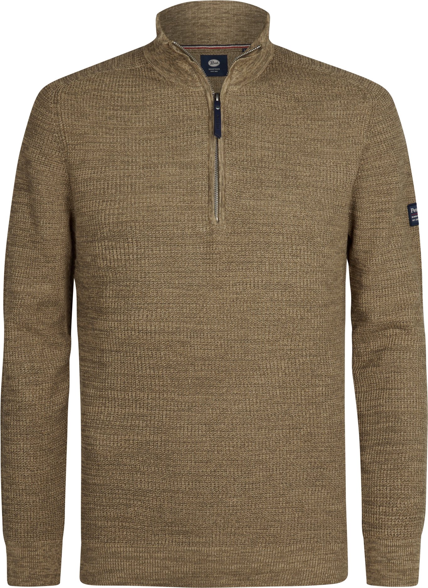 Petrol Industries - Pull Zippé Demi-Zip en Maille Nashville Herren