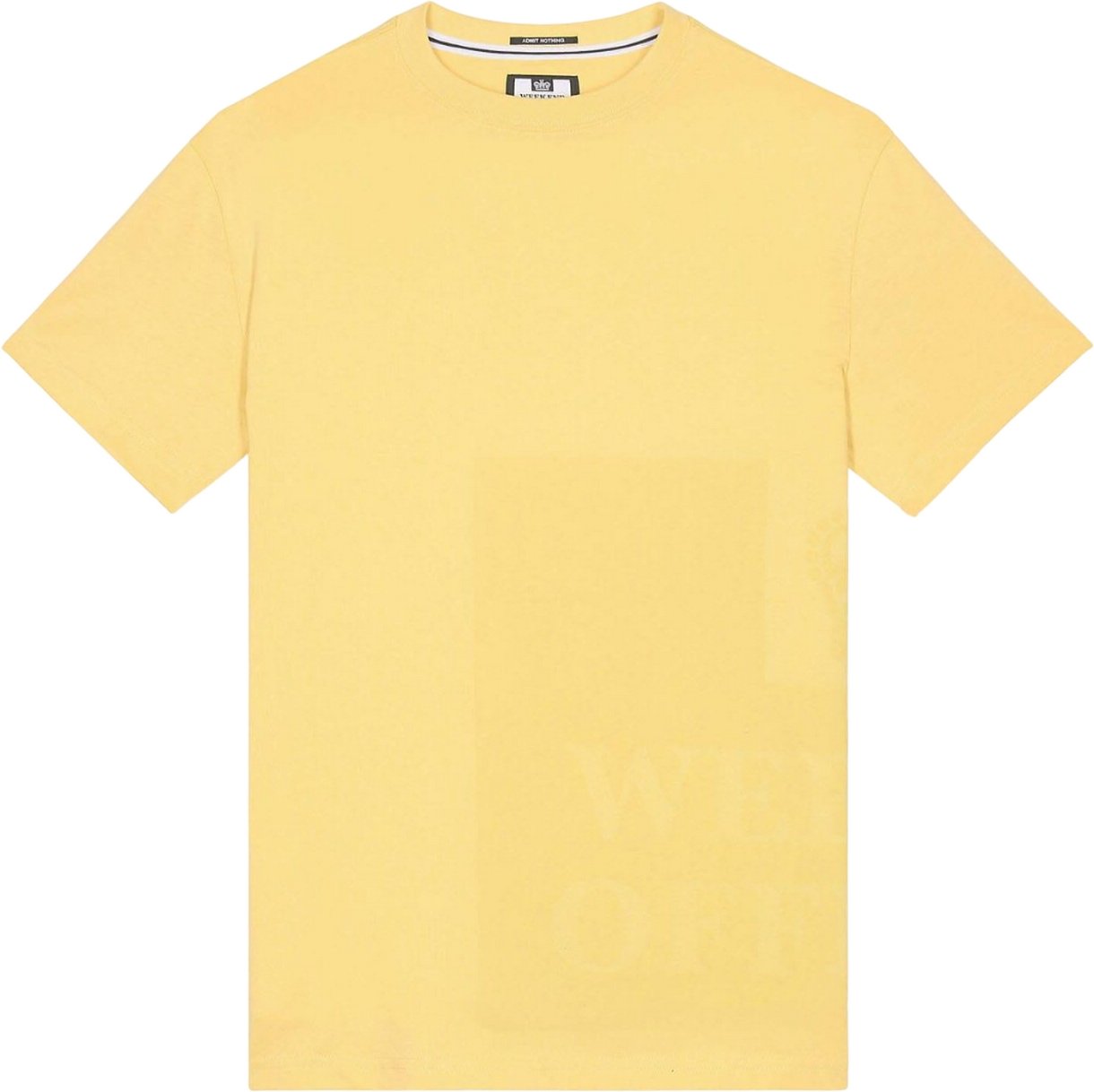 Weekend Offender - "Ryan Large Prison" T-Shirt für Herren (Gelb)