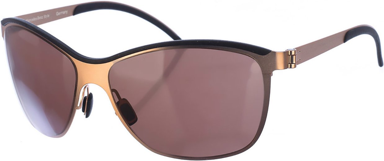 Ovale Herrensonnenbrille aus Metall M1047
