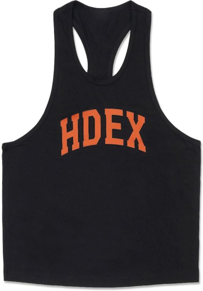 Thumbnail - Herren Plus-Size Rundhals Tanktop mit Schriftzug Grafik