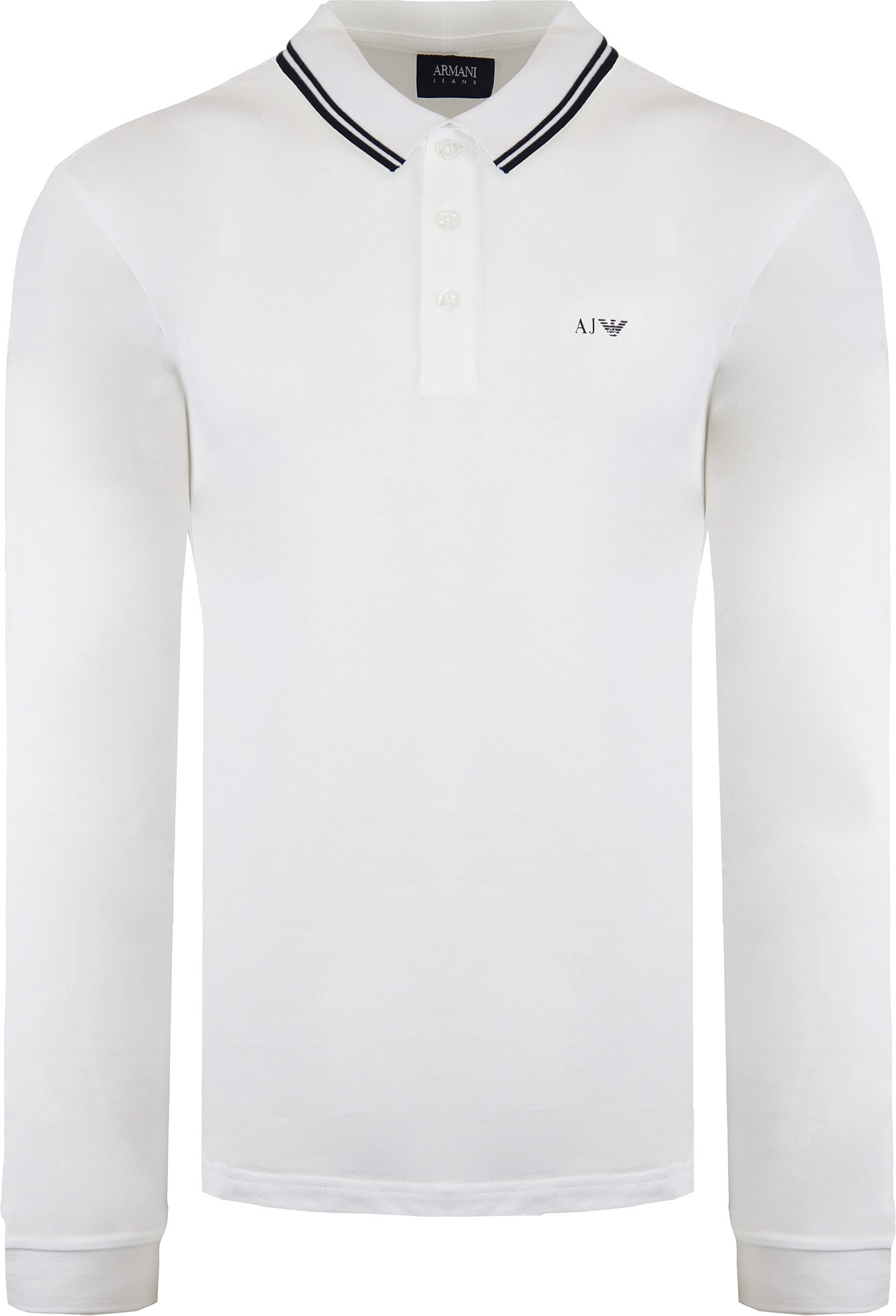 Armani Jeans Herren weißes Poloshirt