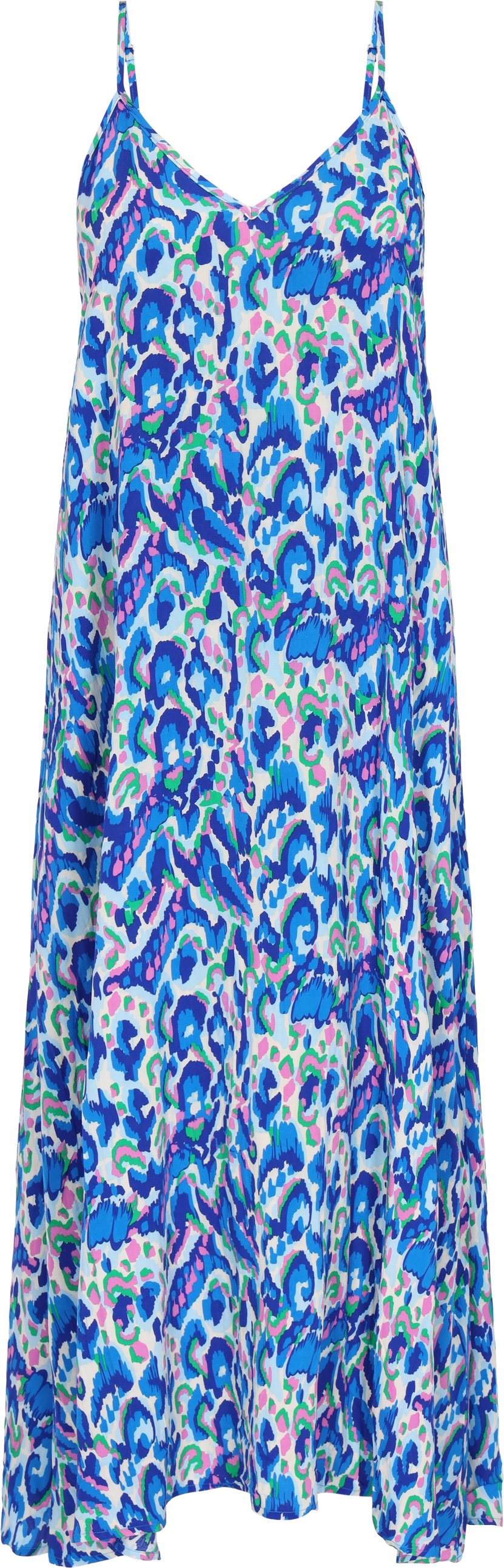 Mymo Kleid Frauen blau mehrfarbig