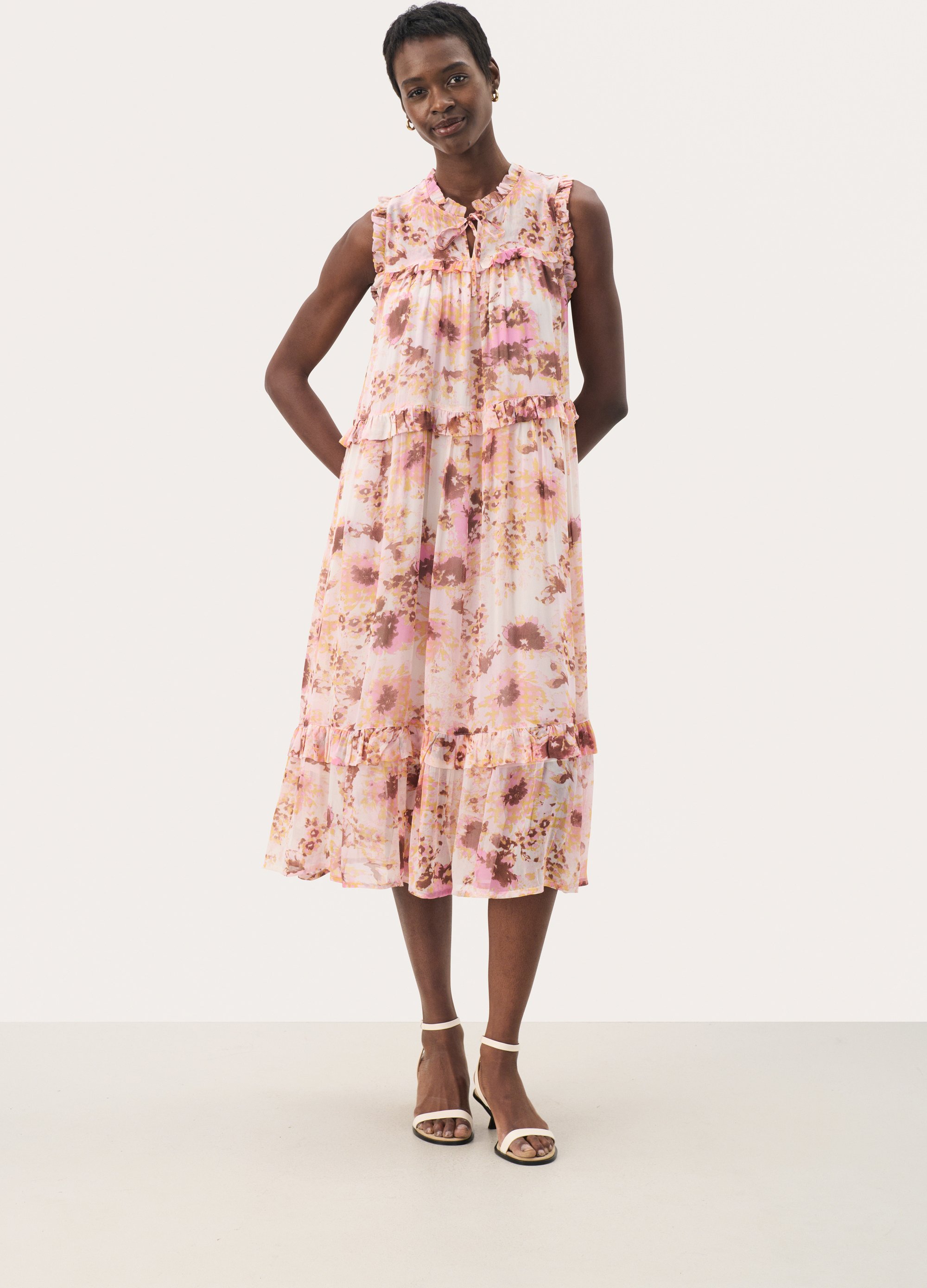 Kleid Gerade Passform multicolour