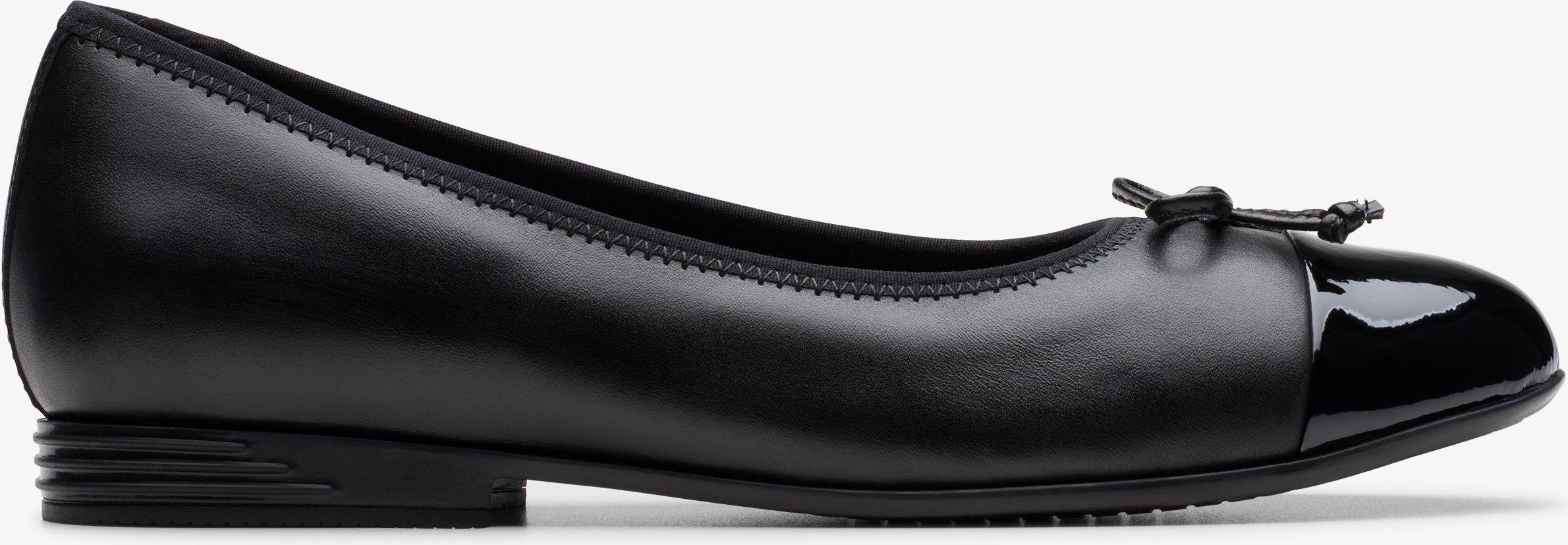 Finja Bloom Youth Black Leather Schuhe