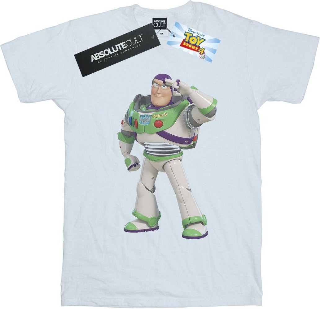 Disney - "Toy Story Lightyear" T-Shirt für Herren (Weiß)