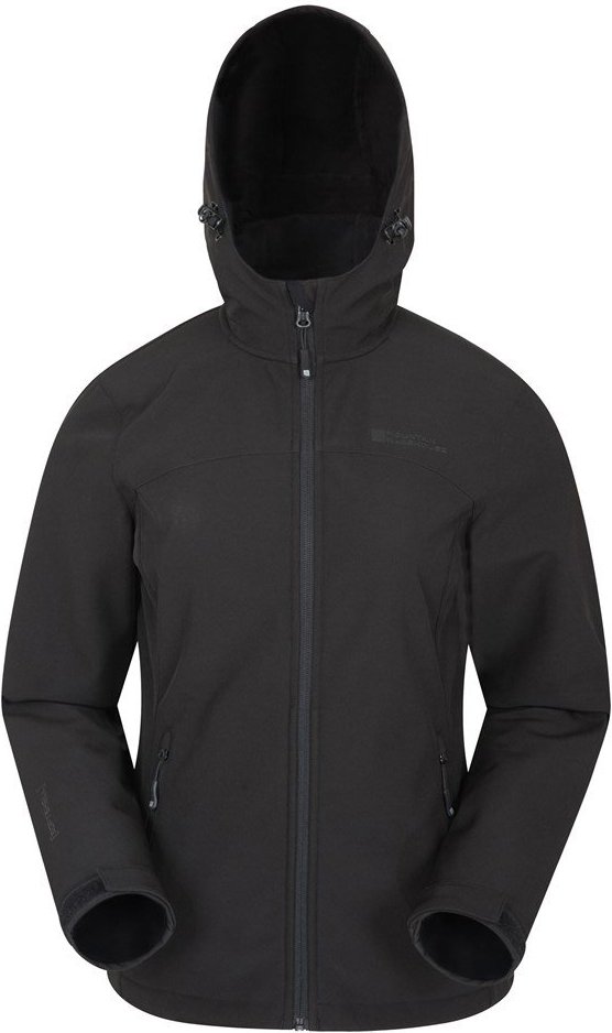Mountain Warehouse Damen/Damen Exodus Atmungsaktive Soft Shell Jacke (Schwarz)
