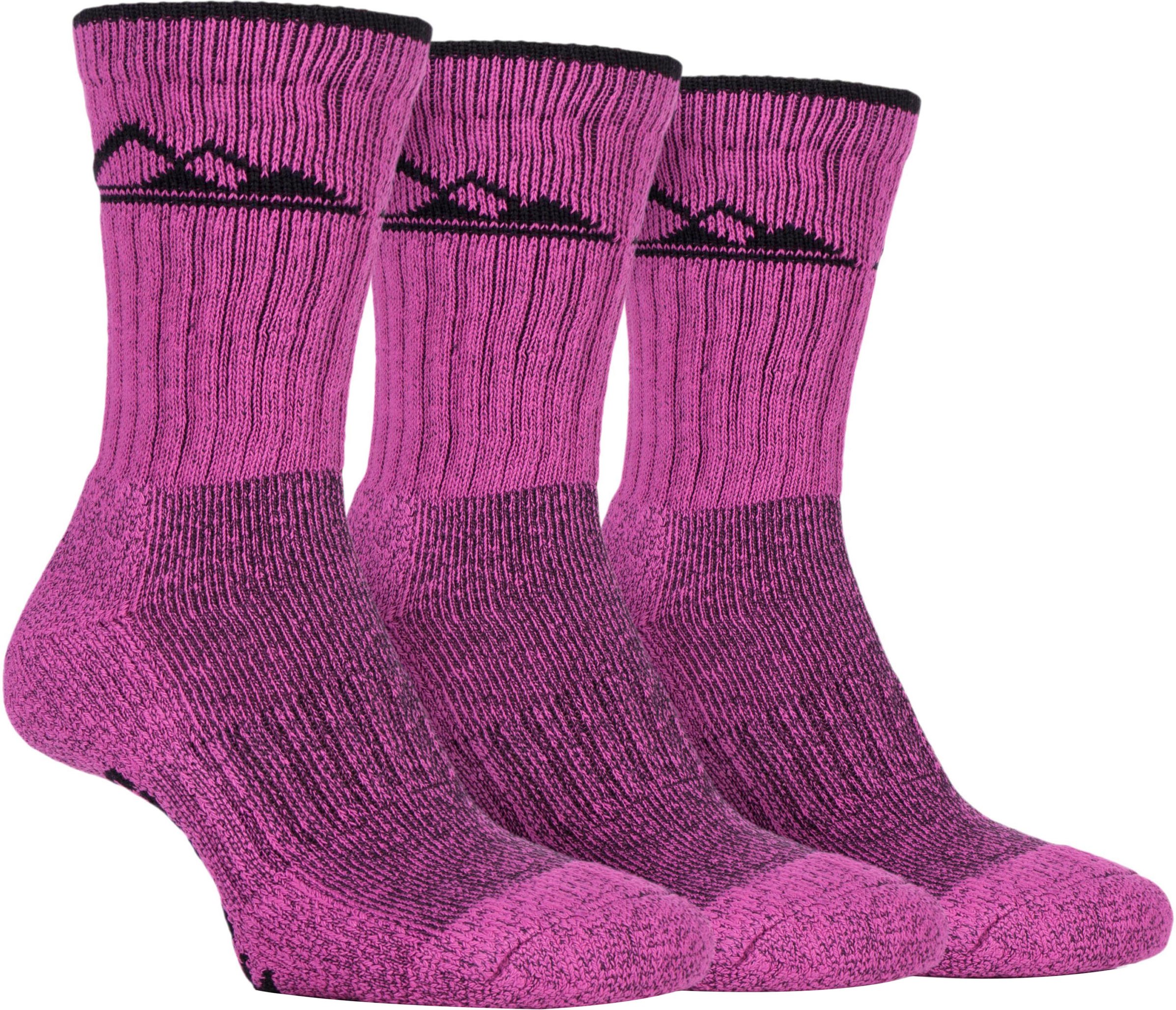 Storm Bloc 3 Paar Baumwollsocken mit schwerer Polsterung für Damen