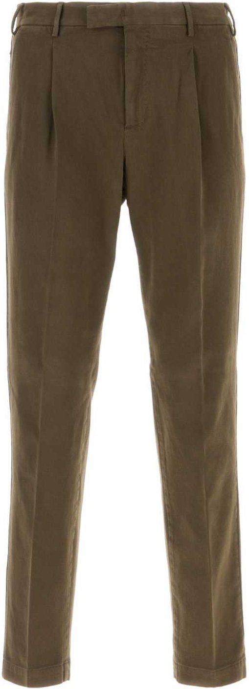 Braune Dehnbare Baumwollhose