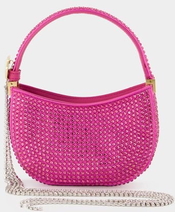 Micro Vesna Hobo Bag - Magda Butrym - Pink - Strass