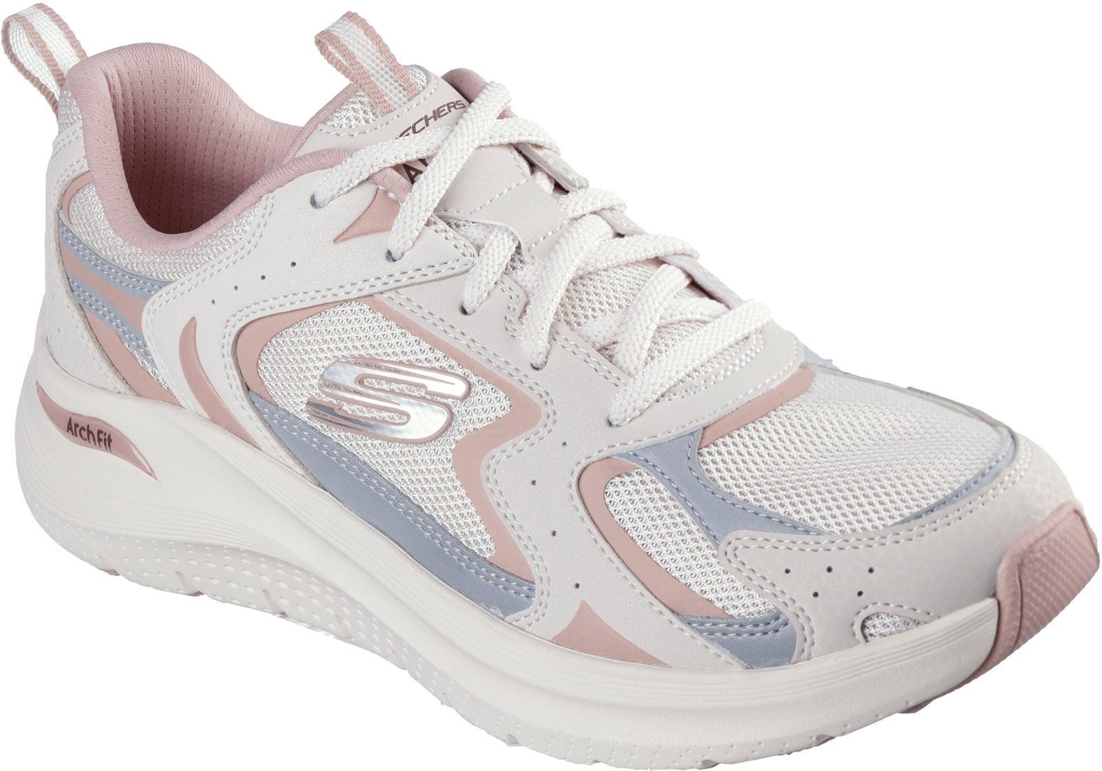 Skechers Arch Fit 2.0 Vintage Luxe Leder Damen Pink Sneakers