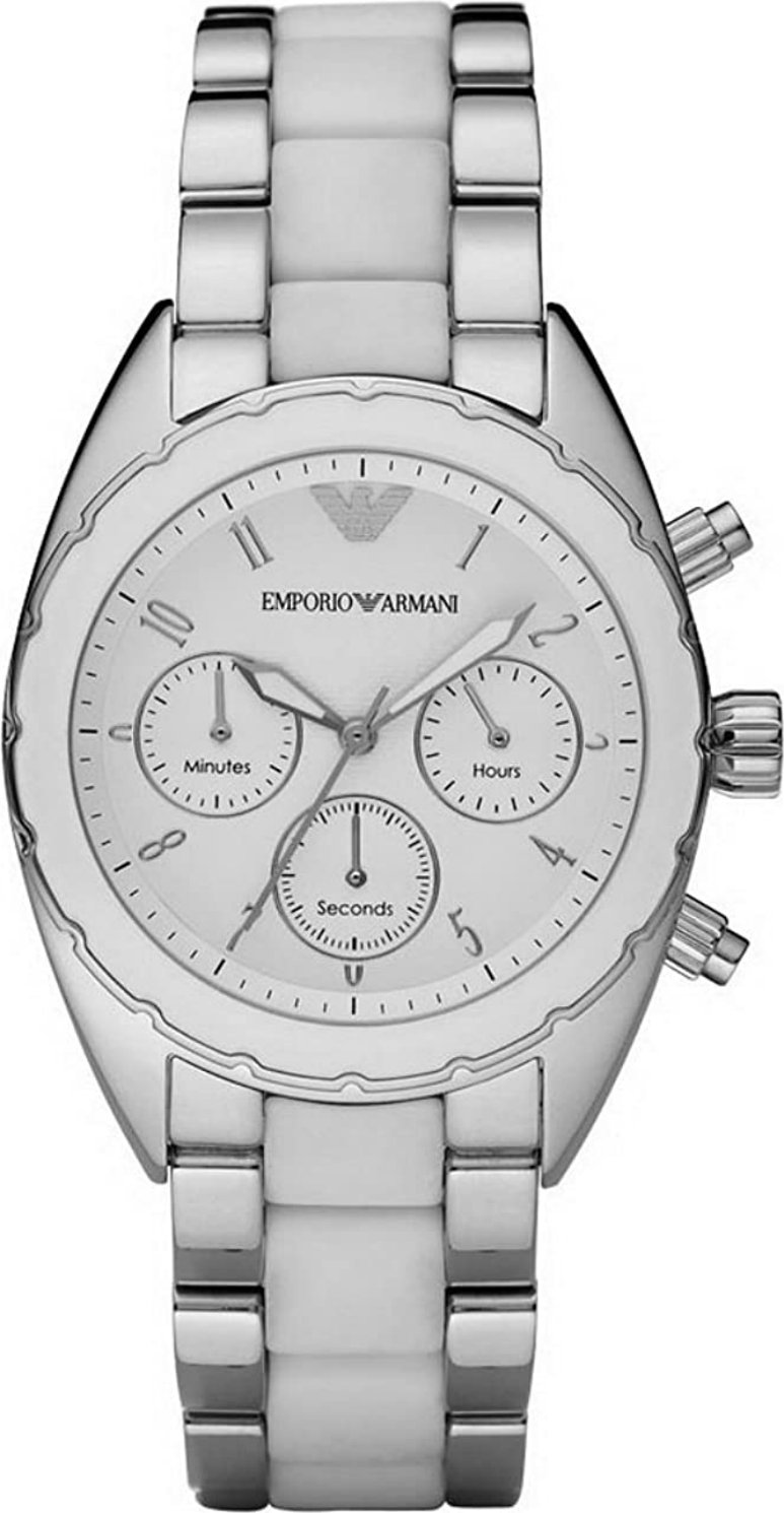Emporio Armani Damenuhr Quartz Silber