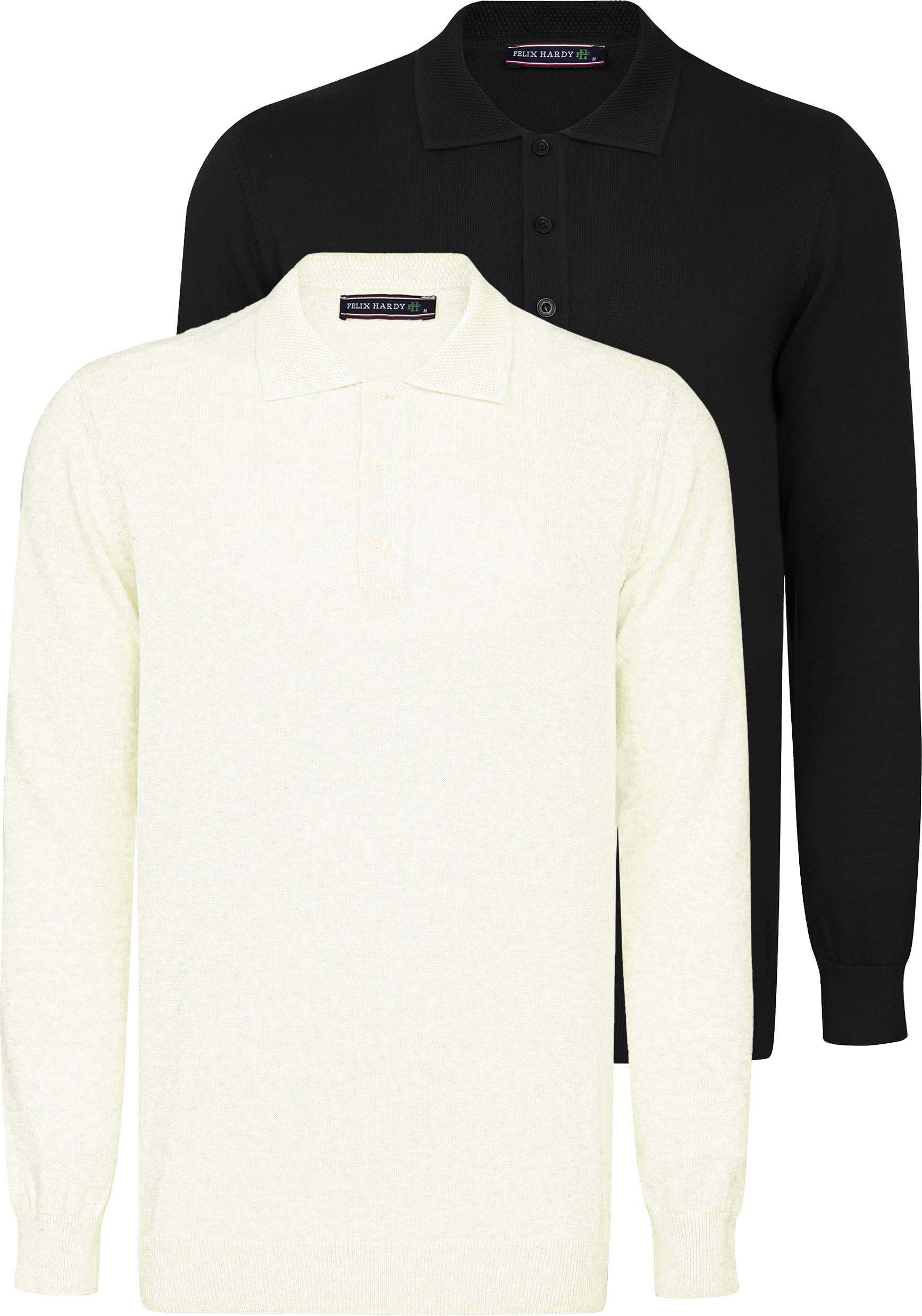 Thumbnail - Pullover Pullover Mit Polo-Kragen 2Er-Pack