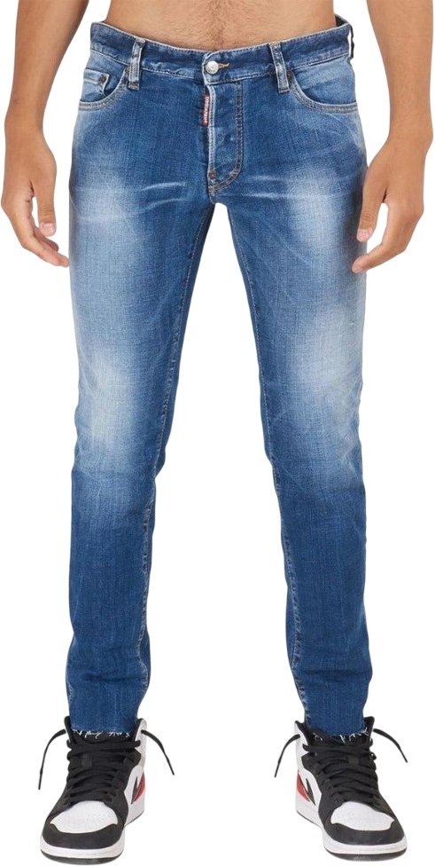 DSquared2 Herren Cropped Slim Jeans (Blau)