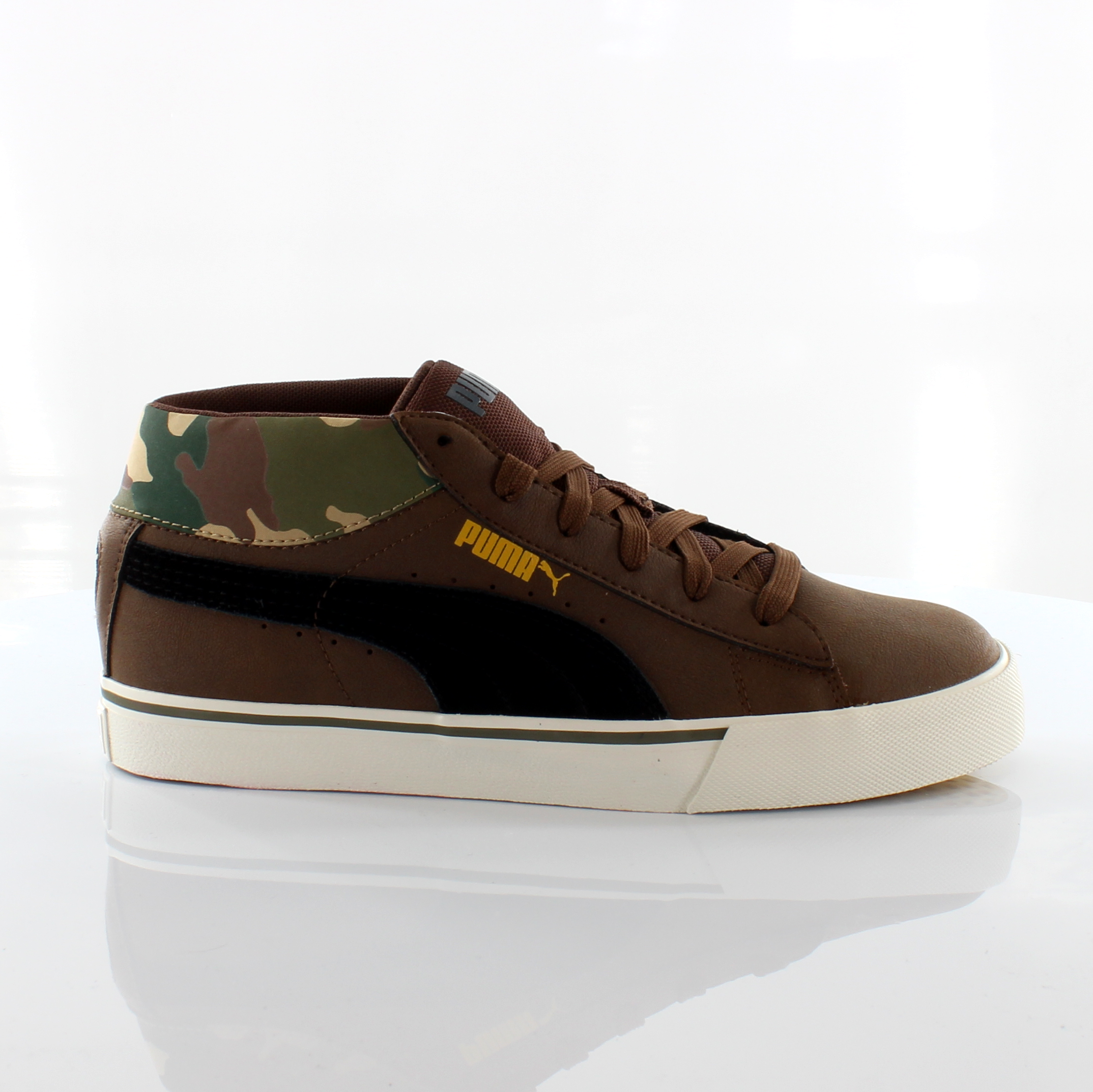 Puma S Mid Rugged Braun Leder Herren Trainer 356919 03