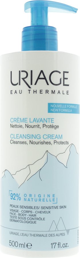Uriage Eau Thermale Reinigungcreme für Gesicht, Körper & Haar 500ml