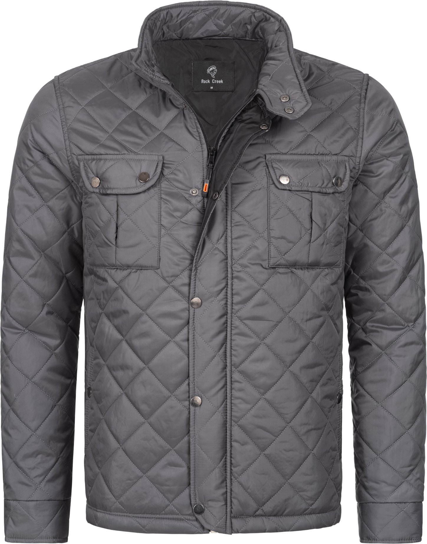 Rock Creek Steppjacke Dunkelgrau