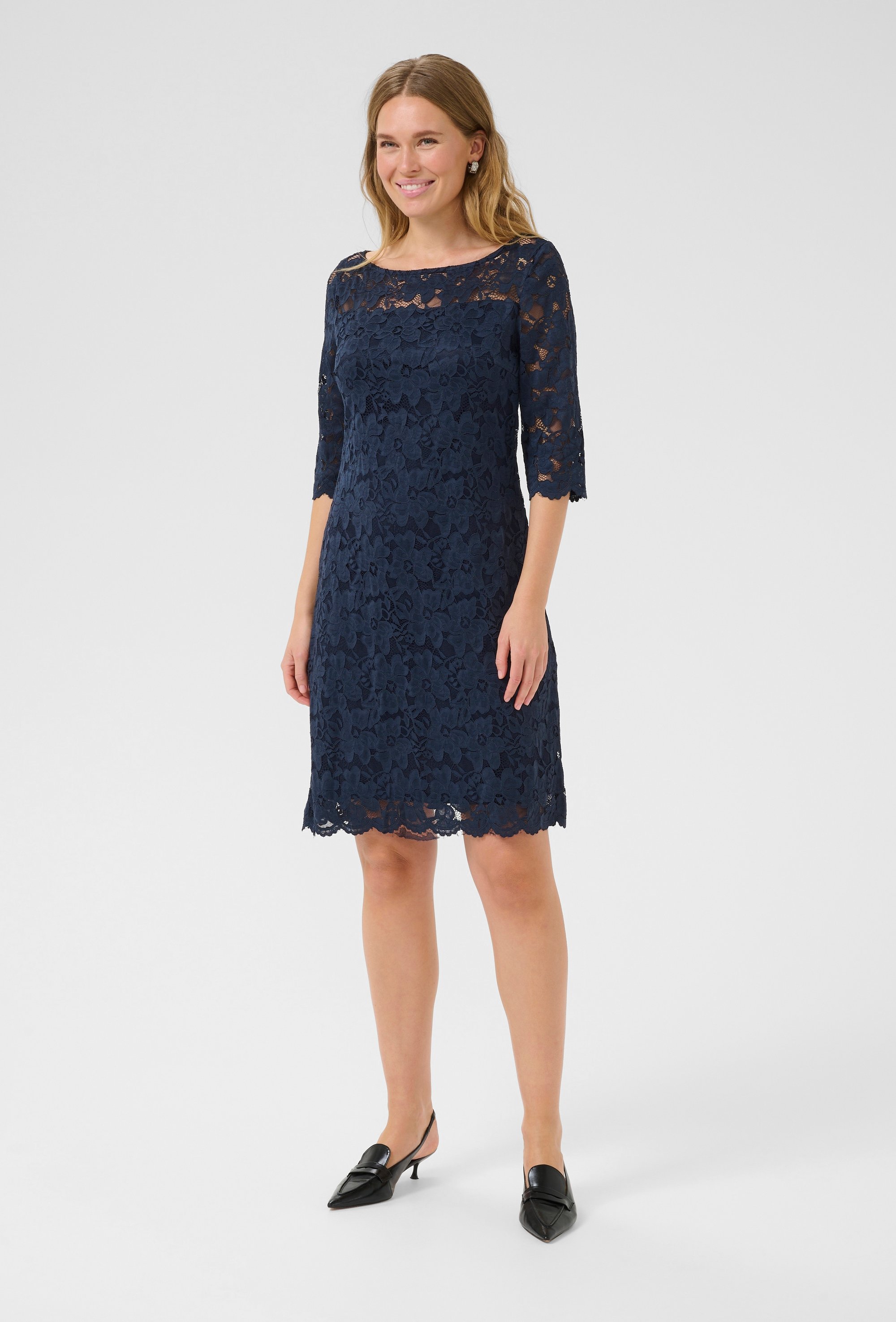 Kleid A-shape navy