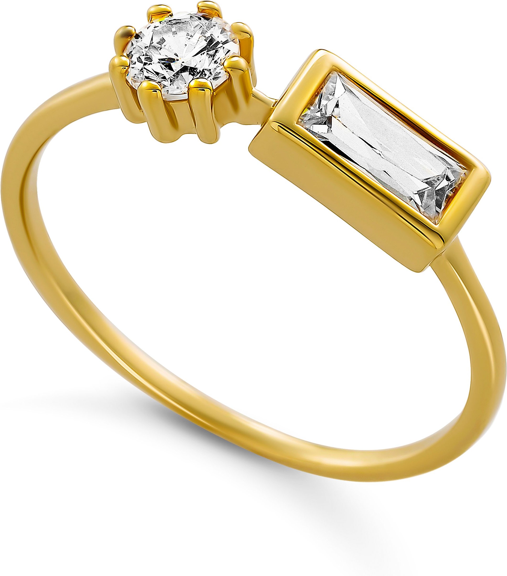 Orphelia 'Madelyn' Damen-Ring aus 925er Sterlingsilber – Gold ZR-7583/G