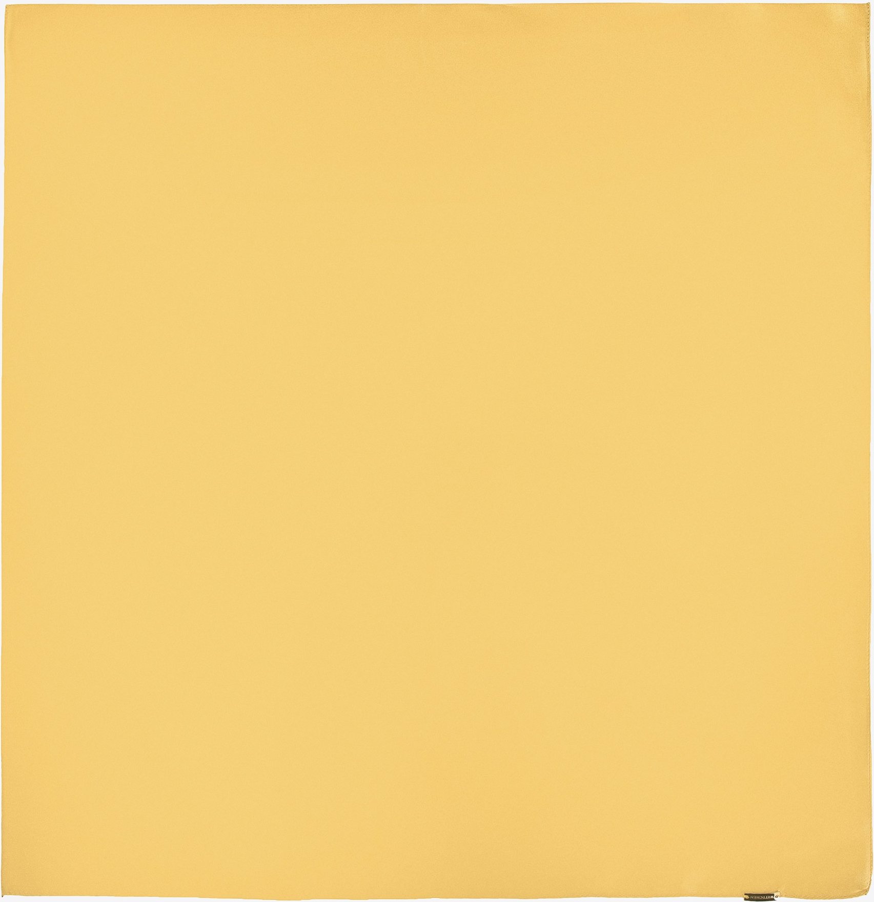 Wittchen Damen-Seidenschal, einfarbig, gelb