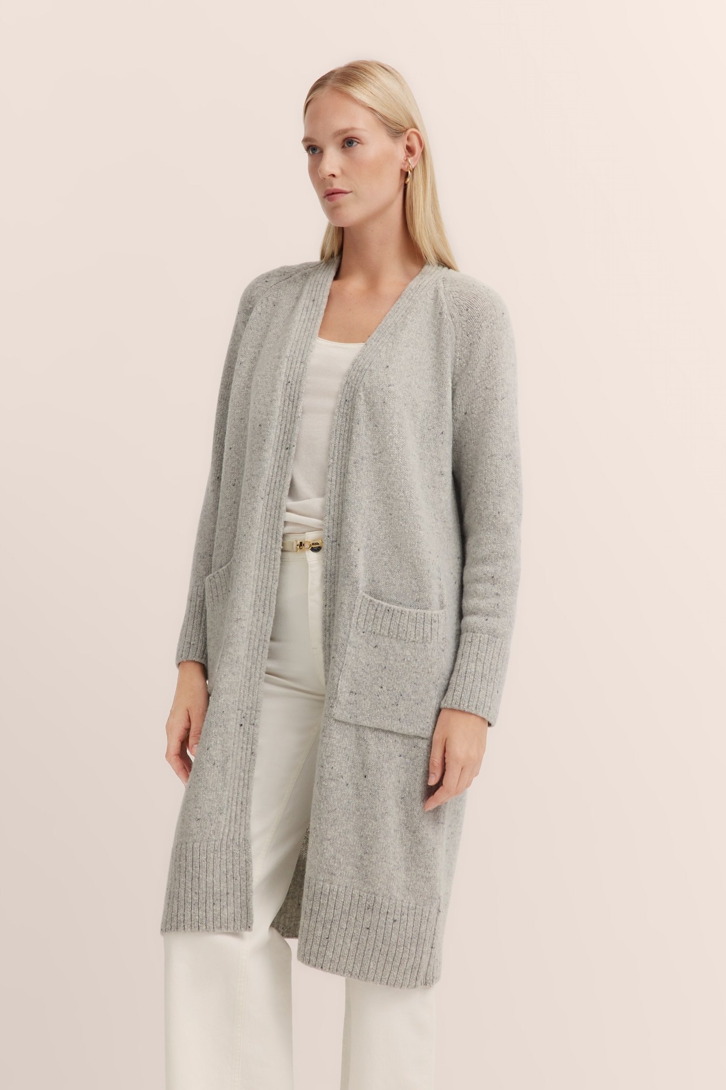 Bugatti Damen Strickjacke mit großen aufgesetzten Taschen