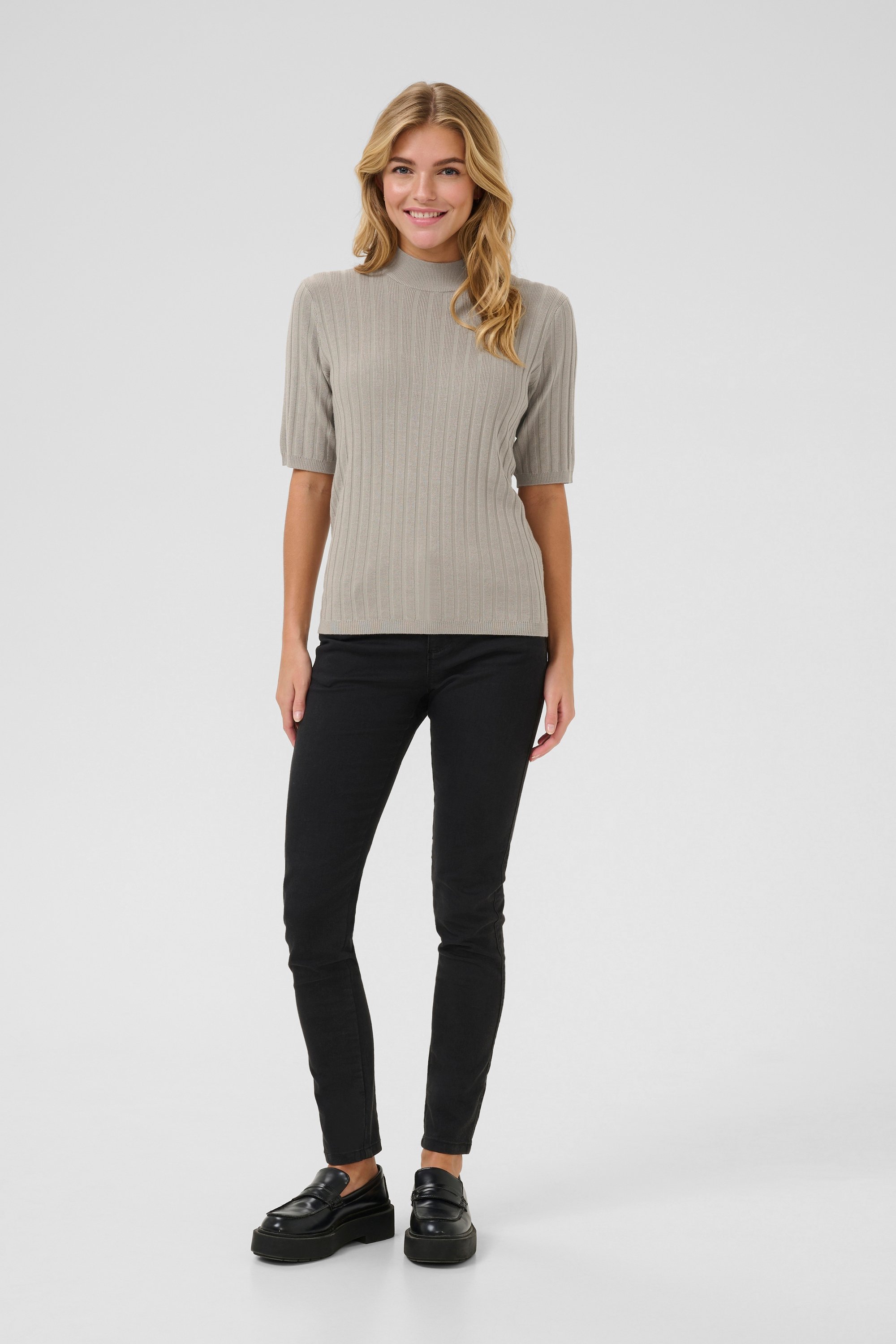 Strickpullover Regular fit light grey